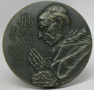 Pope Pius Xii Bronze Medal/ Colégio Universitário Pio Xii 25th Anniversary