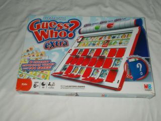 2008 Milton Bradley Electronic Guess Who? Extra Game 100 Complete