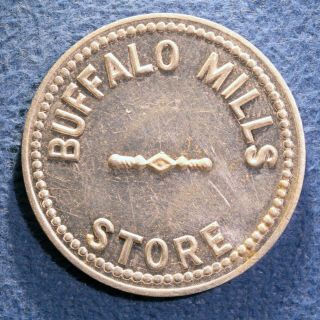 Scarce South Carolina Cotton Mill Token - Buffalo Mills Store,  10¢,  Buffalo,  S.  C.