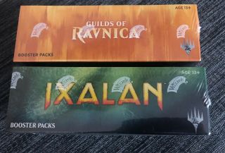 Mtg Guilds Of Ravnica And Ixalan Factory Booster Box English