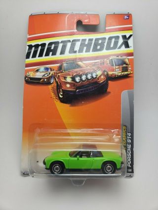 Matchbox Porsche 914 Green 2009 Release
