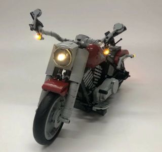 Led Lighting Kit For Lego Harley Davidson Fat Boy Motorcycle Set 10269