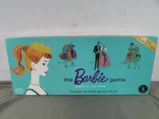 Mattel Barbie 35th Anniversary Queen Of The Prom Board Game