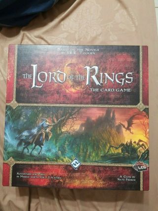 Lord Of The Rings Lcg Card Game Core Set Complete - Sleeved