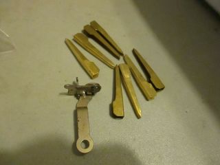 Lionel 6 Brass Stakes 1 Latch Coupler All For Standard Gauge