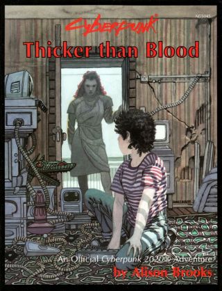 Cyberpunk 2020: Thicker Than Blood Adventure By Alison Brooks Vg,  Ag5045 1993