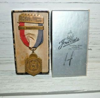 Vintage 1942 Usra Nra Middle Atlantic Tournament State Championship Medal
