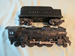 Lionel 2026 2 - 6 - 4 Steam Locomotive W/2466w Whistling Tender