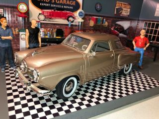 1950 Studebaker Champion Coupe Sedan,  Golden Tan 1:18,  Classic Car,  Yat Ming
