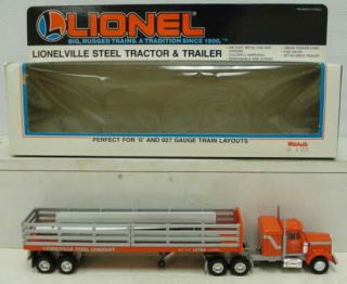 Lionel 6 - 12786 Lionelville Steel Tractor Trailer Ln/box