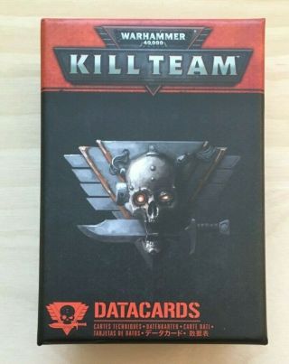 Warhammer 40k Kill Team - Datacards And 2018 Campaign Dice,  Cards,  Markers