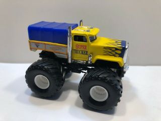 1/64 Hot Wheels Monster Jam Monster Truck (trucker Truck) Small Wheels