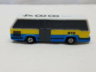 Vintage Micro Machines 844 Rtd City Passenger Transportation Bus N Scale 1/160