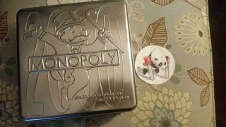 Monopoly 2000 Millenium Edition In Collector Tin Parker Brothers Hasbro