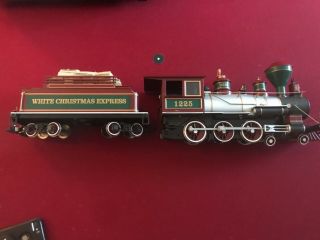 Bachmann G Scale White Christmas Express Locomotive And Tender