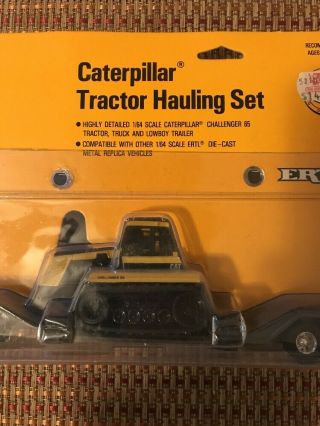 ERTL Cat Caterpillar Tractor Hauling Set Challenger 65 1/64 with Package 2