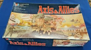 Axis & Allies Board Game Milton Bradley 2nd Edition