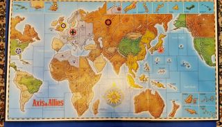 Axis & Allies Board Game Milton Bradley 2nd Edition 3