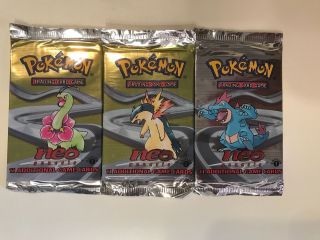 Pokemon 1st Edition Neo Genesis Booster Pack - Factory.  One Pack