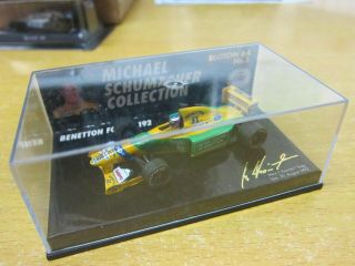 Minichamps - Scale 1/64 - Michael Schumacher - Benetton Ford B 192 - Mini Car F1