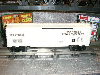 Lionel 16252 United States Navy Boxcar 6106888 (rapid Strike Attack Force Fleet)