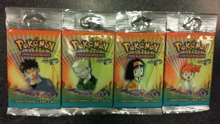 Four Packs Of Pokemon Gym Heroes. ,  Factory
