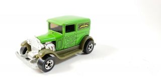 Vintage Hot Wheels A Ok Green Early Times Delivery 1977 Hong Kong