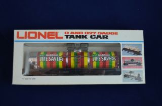 Lionel 6 - 9278 Life Savers Tank Car