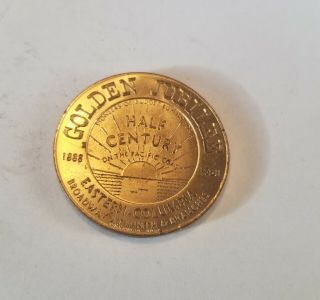 1938 Golden Jubilee - Los Angeles California - Eastern Columbia Token Medal Coin