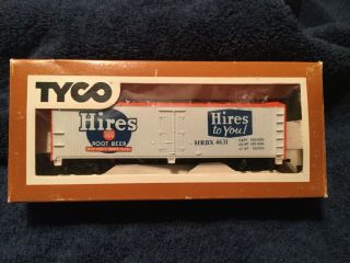 Tyco Brown Box Ho Scale Hires Rootbeer Reefer.  370d