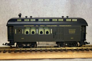 Aristo - Craft Art - 31111 Wood Sierra Style Green 60 D&rgw Combo Car G Scale