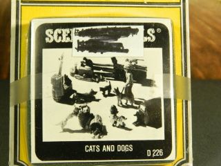 Ho 1:87 Detailing Set Woodland Scenics D226 Cats And Dogs Figures And Details