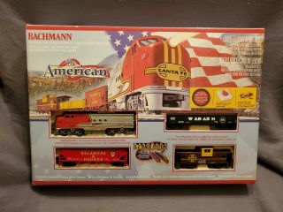 Bachmann The American Sante Fe Complete Electric Train Set