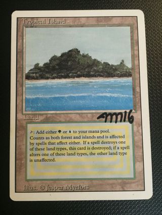 Tropical Island X1 Mtg Revised Signed