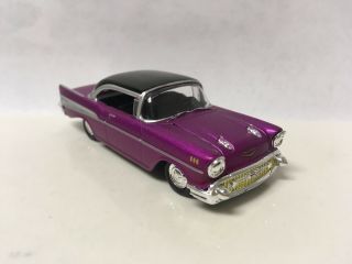 1957 57 Chevy Bel Air Collectible 1/64 Scale Diecast Diorama Model