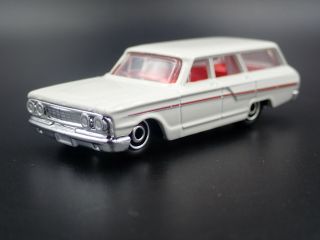 1964 64 Ford Fairlane Station Wagon Rare 1:64 Scale Diorama Diecast Model Car
