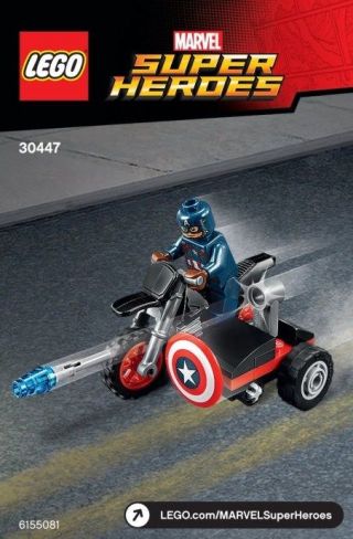 Lego Marvel Civil War Captain America 