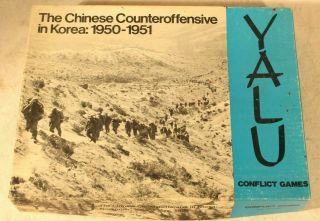 Yalu: The Chinese Counteroffensive In Korea (1st Edition - War Board Game,  1977)