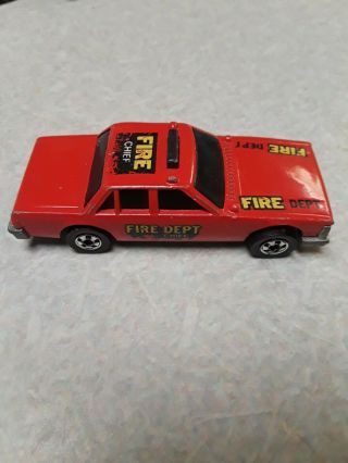 1983 Mattel Hot Wheels Crack Ups Fire Smasher Chief Fire Dept Car Malaysia
