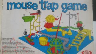Vintage 1963 Mouse Trap Game By Ideal,  Complete,  W/ Instructions & Box