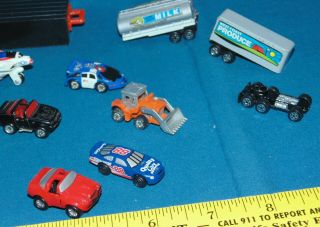 Micro Machines Road Champs mini cars trucks tank trailer race indy trans am case 3