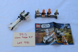 Lego 7913 Star Wars Rebel Clone Trooper Battle Pack 100 Complete Fast
