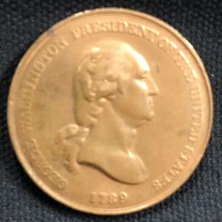 1789 George Washington President Coin Peace And Friendship