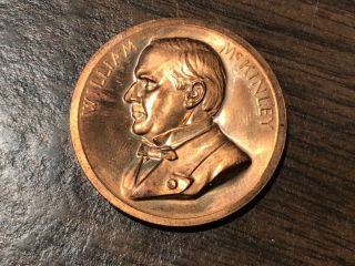 President William Mckinley Inauguration Medal From Us & Uncirculated
