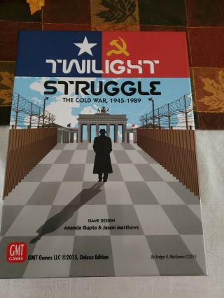 Twilight Struggle Board Game Deluxe Edition - The Cold War 1945 - 1989 Gmt Games