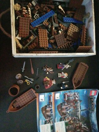 Lego Hobbit 79013 Lake - Town Chase With 5 Minifigures Per - Owned No Box
