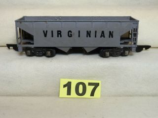 American Flyer Trains S Scale 632 Die - Cast Virginian Hopper Complete