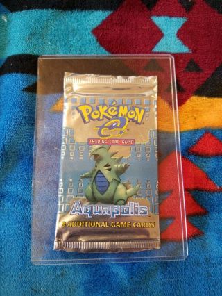 2003 Pokemon Factory Aquapolis Booster Pack Tyranitar Art