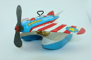 The Ohio Art Co Tin Coast Guard Seaplane - Made In Usa