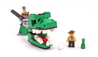 Lego Studios Set 1354 Dino Head Attack Indiana Jones Temple Doom - - No Box